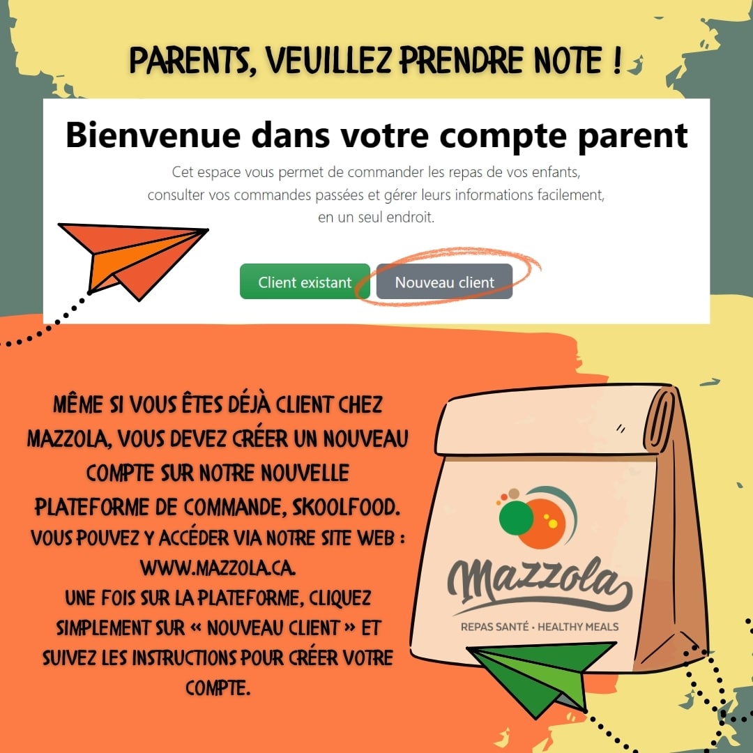 Creation de compte Mazzola